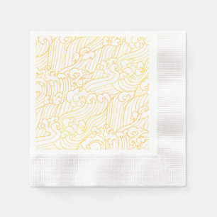Golden Waves Napkin