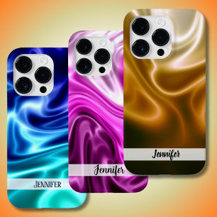 Golden waves of silk Case-Mate iPhone 14 pro case