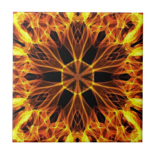 Golden Web A ~ Out Of The Crucible ~ Tile