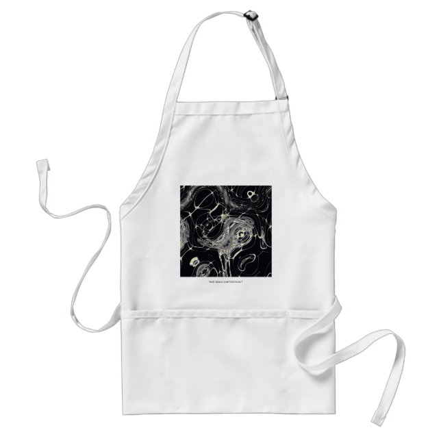Golden Web Abstract Fractal Art Standard Apron (Front)