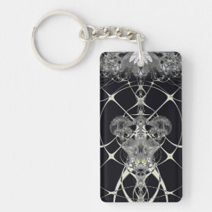 Golden Web Keychain