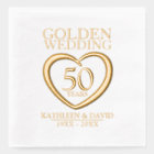 Golden wedding 50 years custom anniversary
