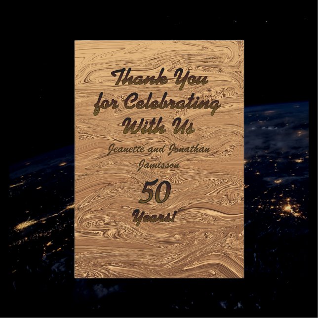 Golden Wedding 50th Anniversary Thank You Custom (Creator Uploaded)