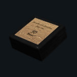 Golden Wedding Anniversary Gift Box Liquid Gold<br><div class="desc">This gift/jewellery box is a lovely gift for the couple celebrating their golden wedding anniversary or favours for party attendees!  It uses our popular "liquid gold" pattern,  which has matching invitations,  RSVP cards,  thank you notes,  and other items. You can easily personalize the names.</div>