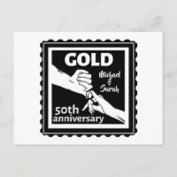 Golden wedding anniversary holding hands 50th