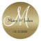 Golden Wedding Monogram Seals