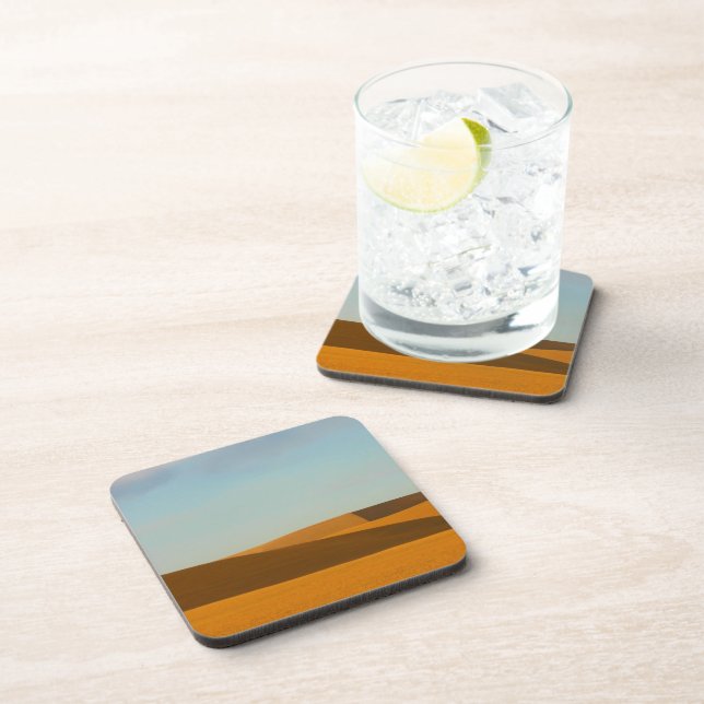 Golden Wheat Fields in Palouse Region Coaster (Right Side)