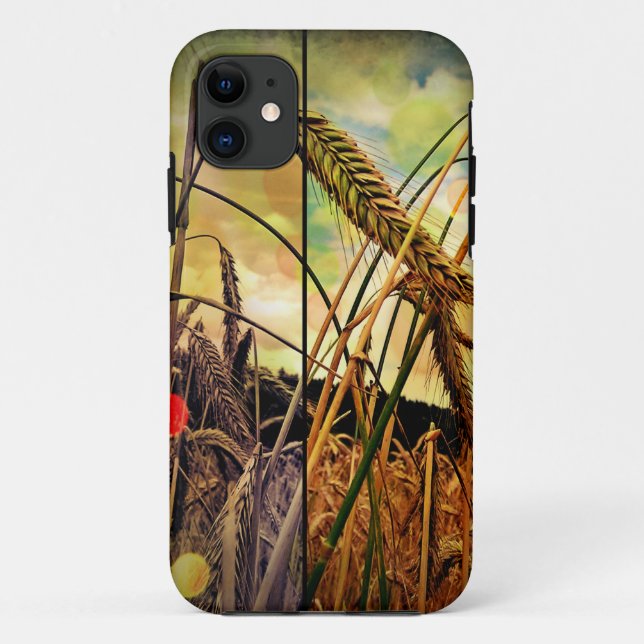 Golden Wheat Sparkle iPhone 5S case (Back)