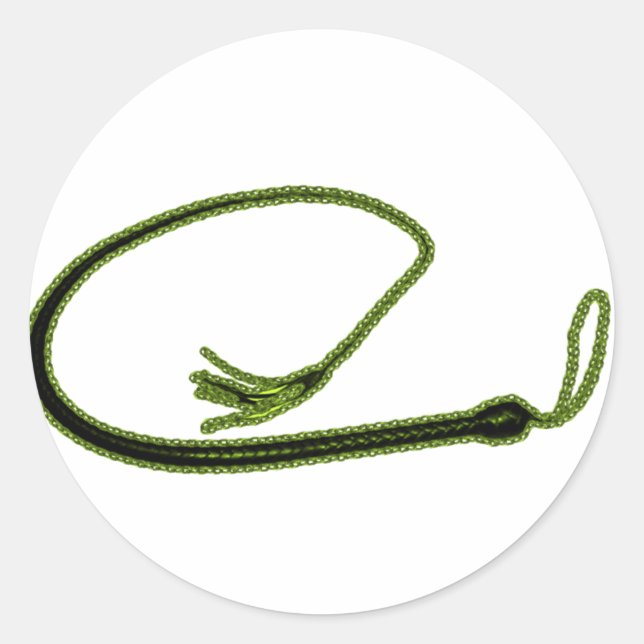 GOLDEN WHIP CLASSIC ROUND STICKER (Front)