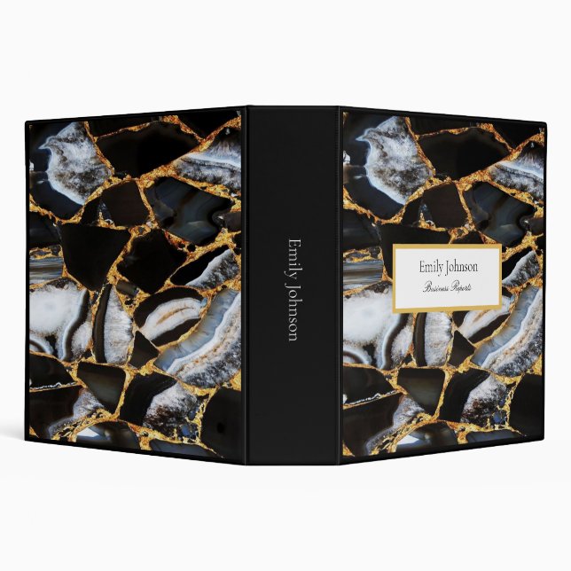 golden white and black marble binder (Background)