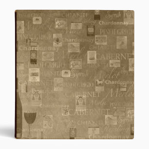 Golden Wine Binder/Album Binder