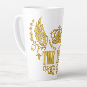 Golden Wings Crown The Best  Latte Mug