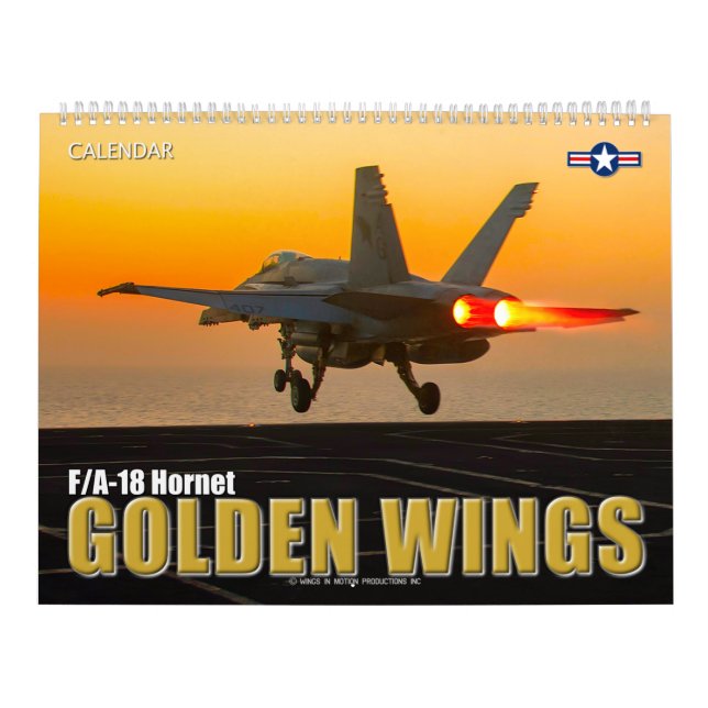 GOLDEN WINGS - F/A-18 Hornet Calendar (Cover)