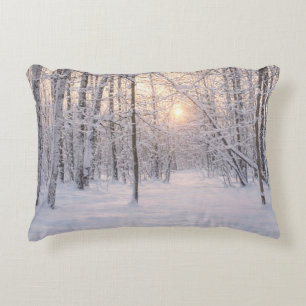 Golden_winter_light Accent Pillow