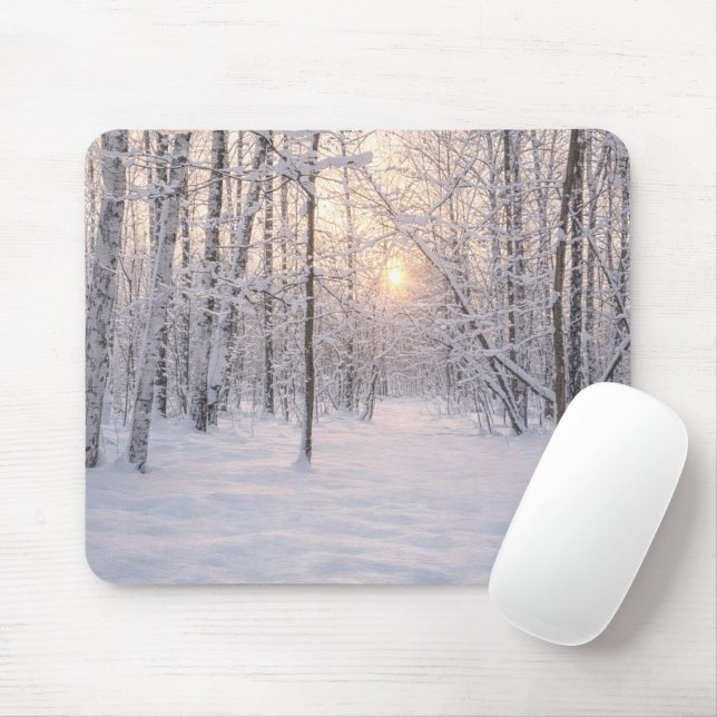Golden_winter_light Mouse Pad (With Mouse)