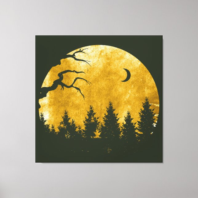 Golden Woods Canvas Print (Front)