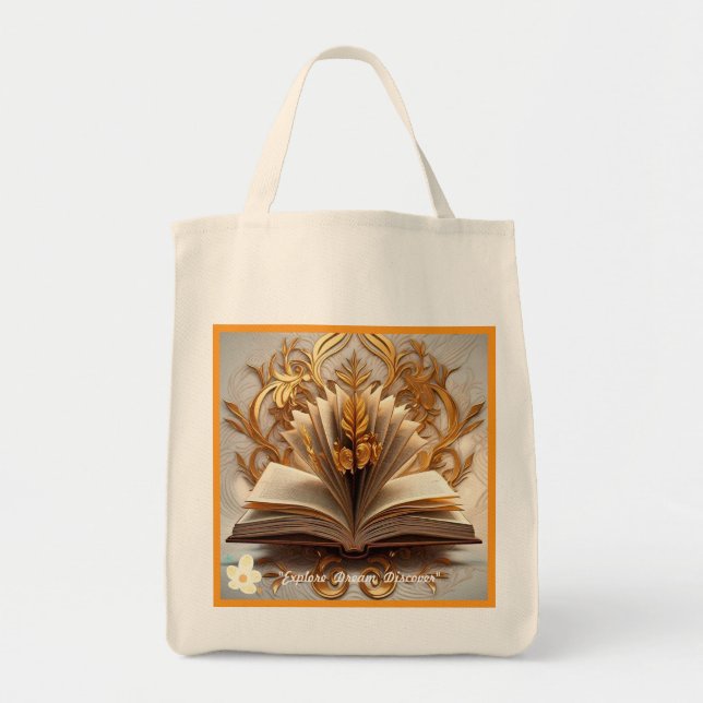 "Golden Words" Tote Bag (Front)