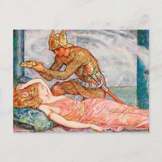 Golden Wreath for the Fairy Princess of Dawn Postcard