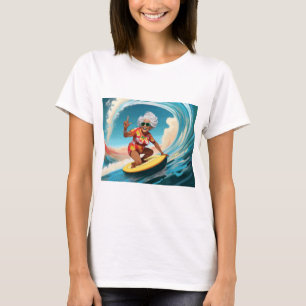 Golden Years Surf Queen Conquering the Ocean T-Shirt