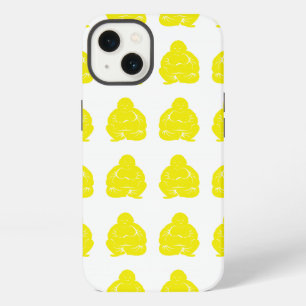 Golden Yellow Asian Moods Buddah Boys iPhone 13 Case