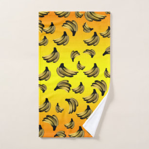 Golden Yellow Bananas,   Hand Towel