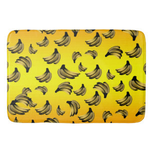 Golden Yellow Bananas, Memory Foam Bathmat