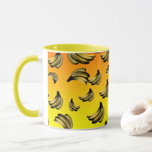 Golden Yellow Bananas,    Mug