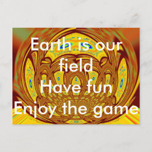 Golden Yellow Baseball Glove Art Print Postcard