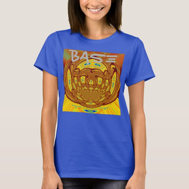 Golden Yellow Baseball Glove Art Print T-Shirt (Front)