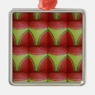 Golden yellow curves.JPG Metal Ornament