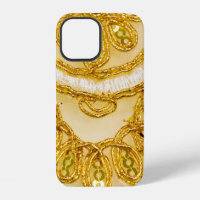 Golden yellow lace stripe. Background texture, sun