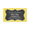Golden Yellow Moroccan Quatrefoil; Chalkboard look