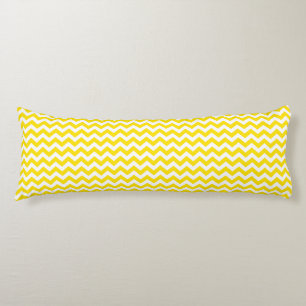 Golden Yellow Safari Chevron Body Pillow