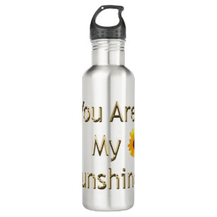 Golden You Are My Sunshine, 710 ml Water Bottle