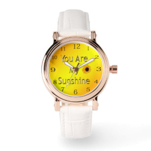 Golden You Are My Sunshine, Ladies Wrist Watch