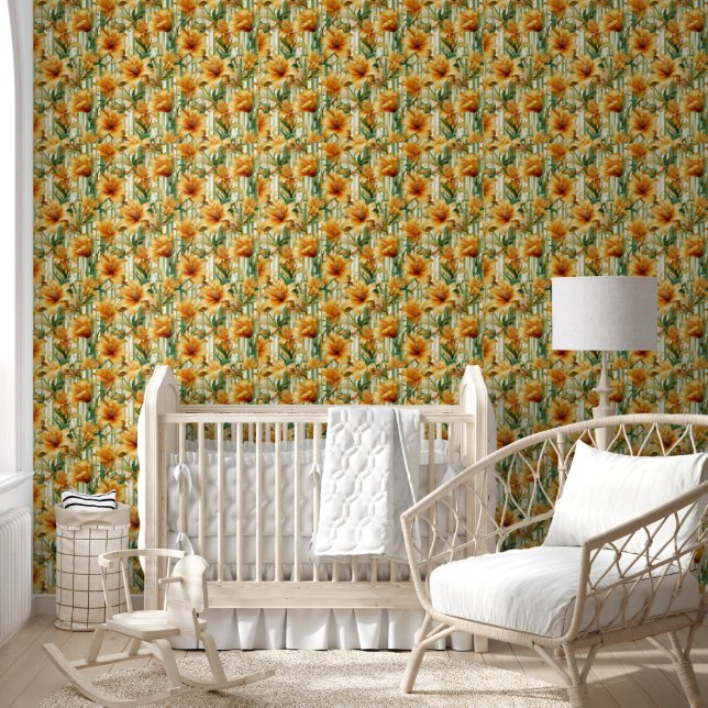 Golden Zinnia Wallpaper (Kids)