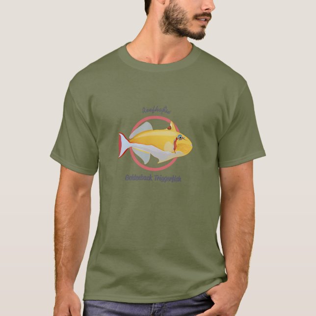 Goldenback Triggerfish T-Shirt (Front)