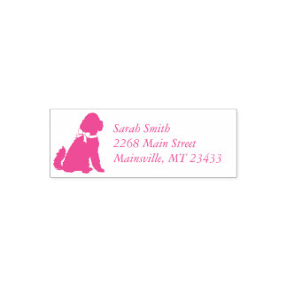 Goldendoodle Baby Shower Pink Self-inking Stamp