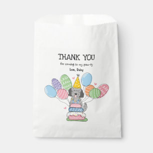 Goldendoodle Birthday Party Thank You Favour Bag