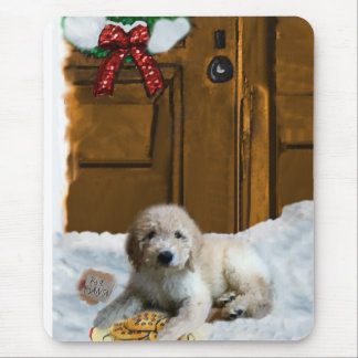 Goldendoodle Christmas Gifts Mouse Pad