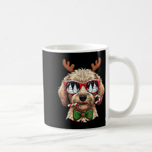 Goldendoodle Christmas Reindeer Holiday Dog Lover Coffee Mug