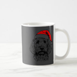 Goldendoodle Christmas Santa Hat Xmas Pajama Golde Coffee Mug