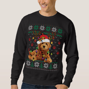 Goldendoodle Christmas Ugly Sweater Funny Dog Love