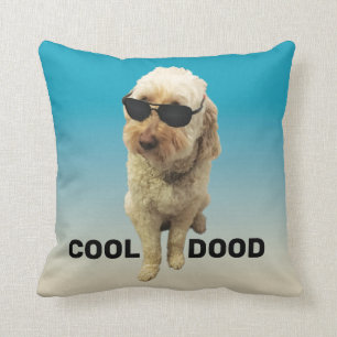 GoldenDoodle, Cute Moppy Adorable Throw Pillow