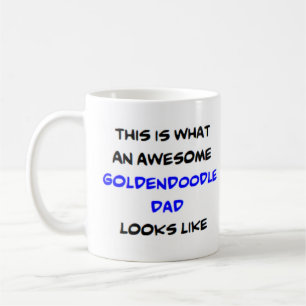 goldendoodle dad, awesome coffee mug