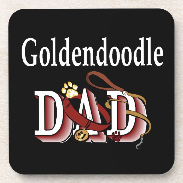 Goldendoodle Dad Coaster (Front)