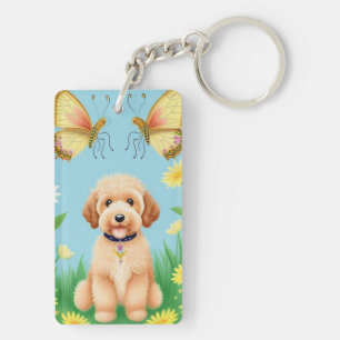 Goldendoodle Dans Le Jardin