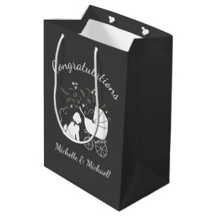 Goldendoodle Dog Baby Shower Genderless Medium Gift Bag