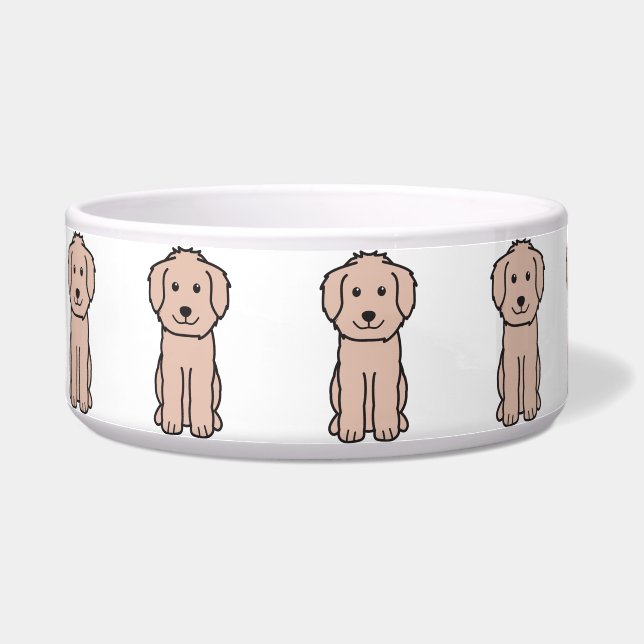 Goldendoodle Dog Cartoon (Left)