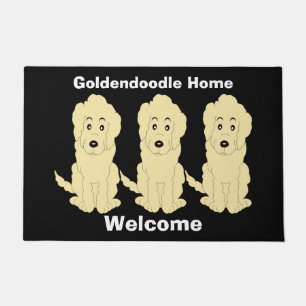 Goldendoodle Dog Design Doormat